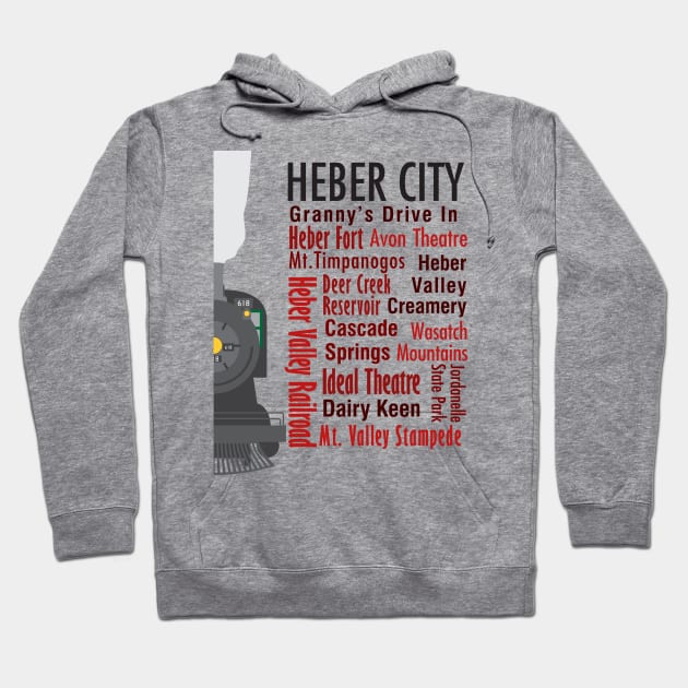 Sights of Heber City, Utah Hoodie by photokapi